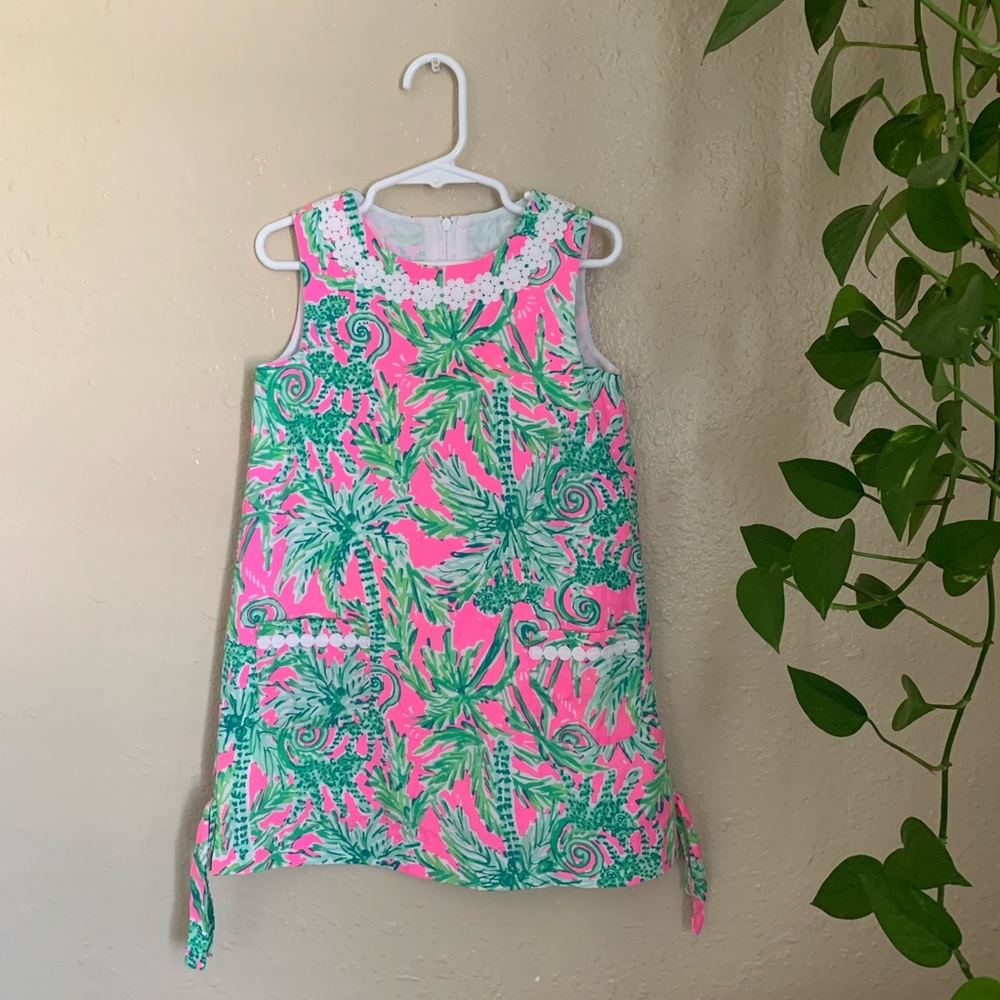 Lilly Pulitzer Classic Lilly Shift Dress Hangin Around size 5